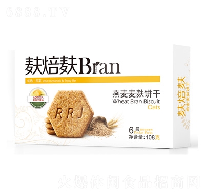 卓滋燕麥麥麩餅干108g