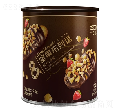 卓滋堅果布列塔黑巧克力味270g