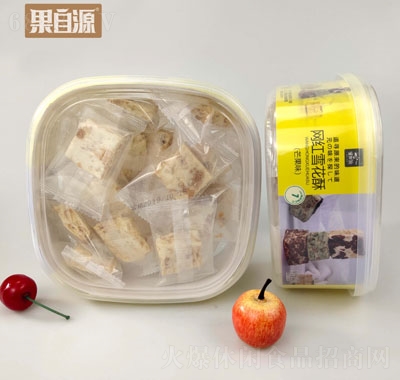果自源網(wǎng)紅雪花酥芒果味210g