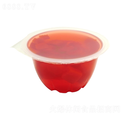盛安食品草莓味黃桃丁果凍