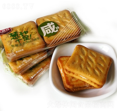永麗佳香蔥芝士夾心餅干餅干追劇零食休閑食品