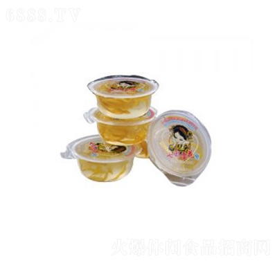 七彩云花菊花果凍辦公室零食下午茶小吃