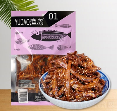 伊達(dá)88g紅燒小銀魚休閑追劇零食