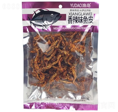 伊達(dá)100g香辣味魚皮休閑追劇零食