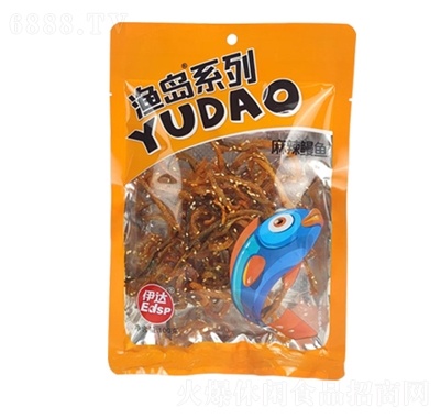 伊達(dá)100g麻辣鰻魚休閑辦公室零食