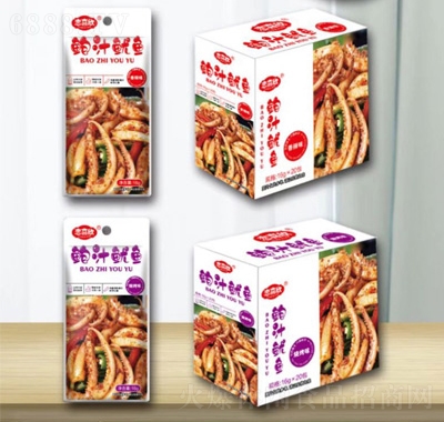 戀喜欣魚干零食休閑食品鮑汁魷魚