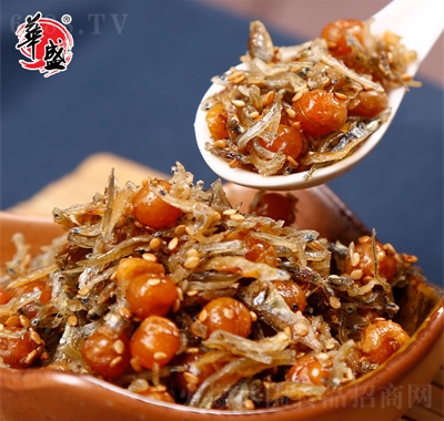 華盛脆豆丁香魚即食海鮮零食營養(yǎng)小吃丁香魚干小魚干貨150g