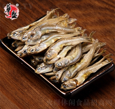 華盛海鮮干貨水產(chǎn)鯷魚干零食即食下酒菜小魚干115g