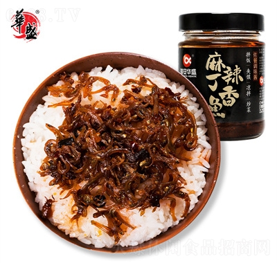 華盛海鮮油香麻辣丁香魚干即食下飯小菜小銀魚
