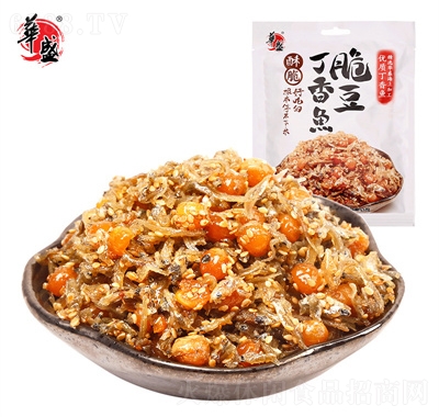 華盛脆豆丁香魚即食海鮮零食營養(yǎng)小吃丁香魚干小魚干貨150克